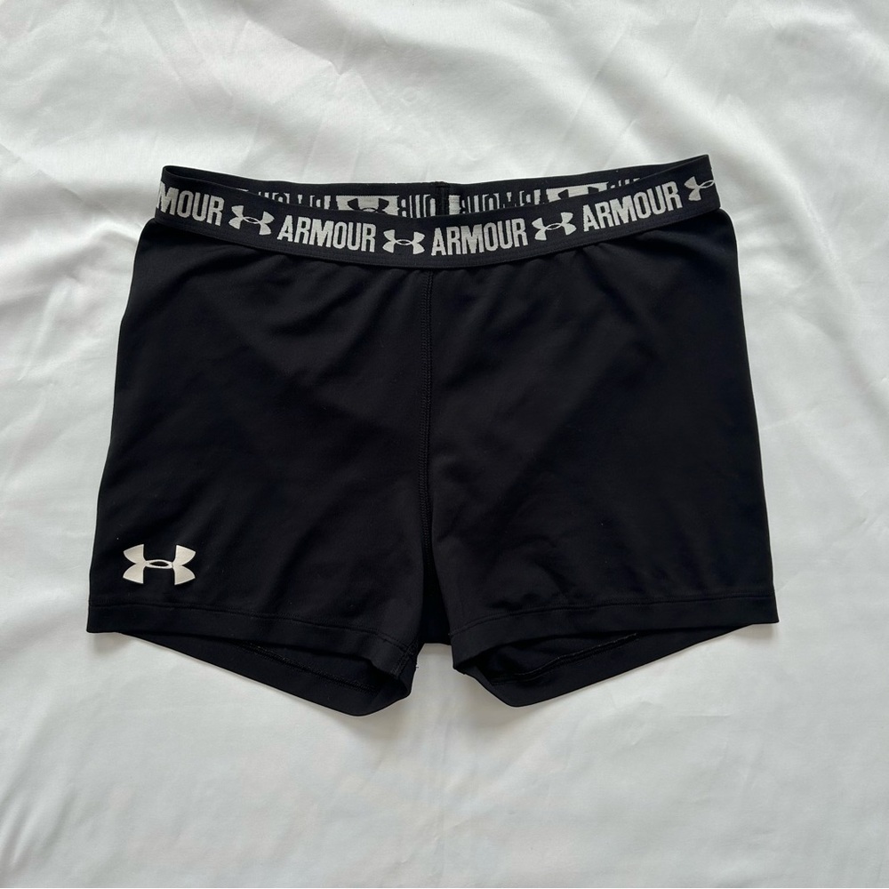 Under Armour Black Spandex Shorts